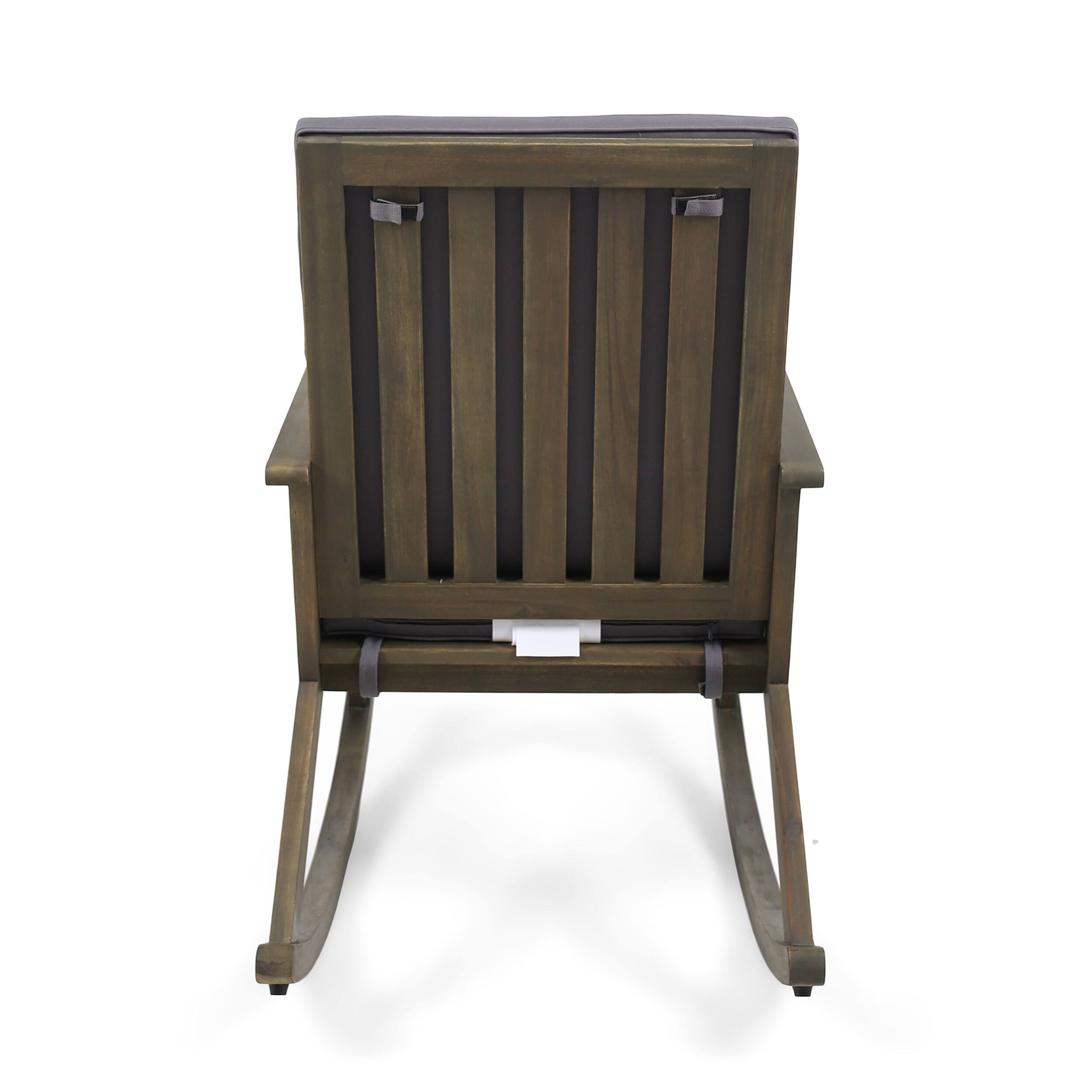 Alt View 7. Siljoy - GUS ROCKING CHAIR - Grey.