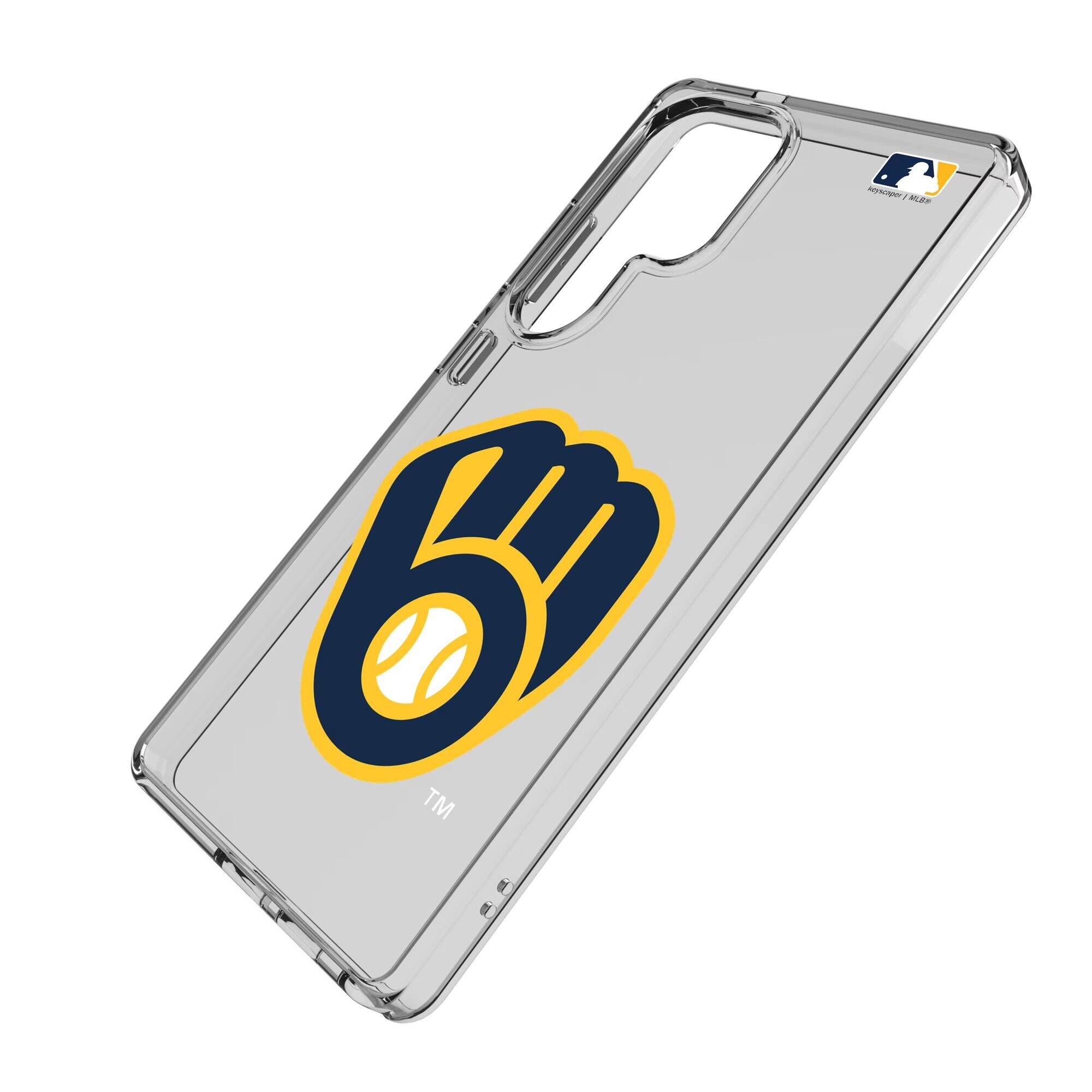 Alt View 1. Keyscaper - Galaxy Text Backdrop Clear Case - S23 - Multicolor.