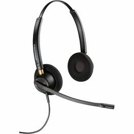 HP - Poly EncorePro 520D with Quick Disconnect Binaural Digital Headset TAA - Stereo - Quick Disconnect, USB - Wired - Black