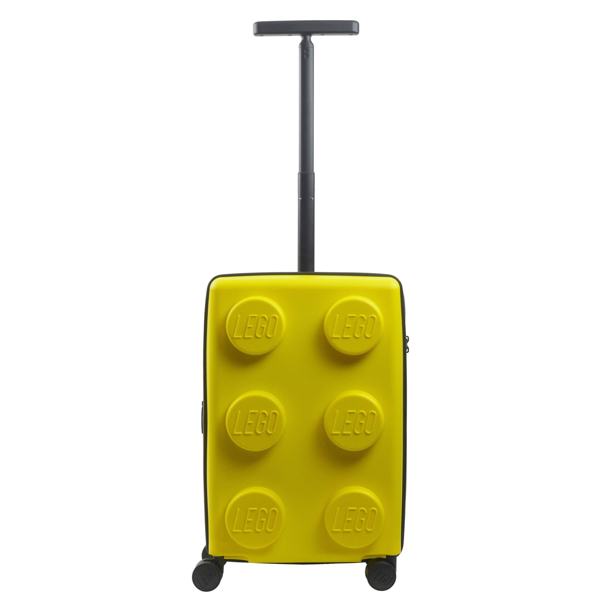 LEGO - Signature Brick 2x3 Trolley Expandable 21.5 inch carry-on luggage - Yellow