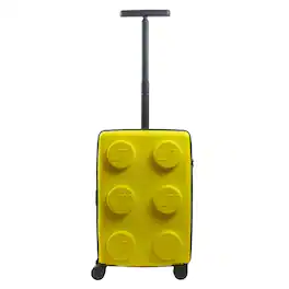 LEGO - Signature Brick 2x3 Trolley Expandable 21.5 inch carry-on luggage - Yellow