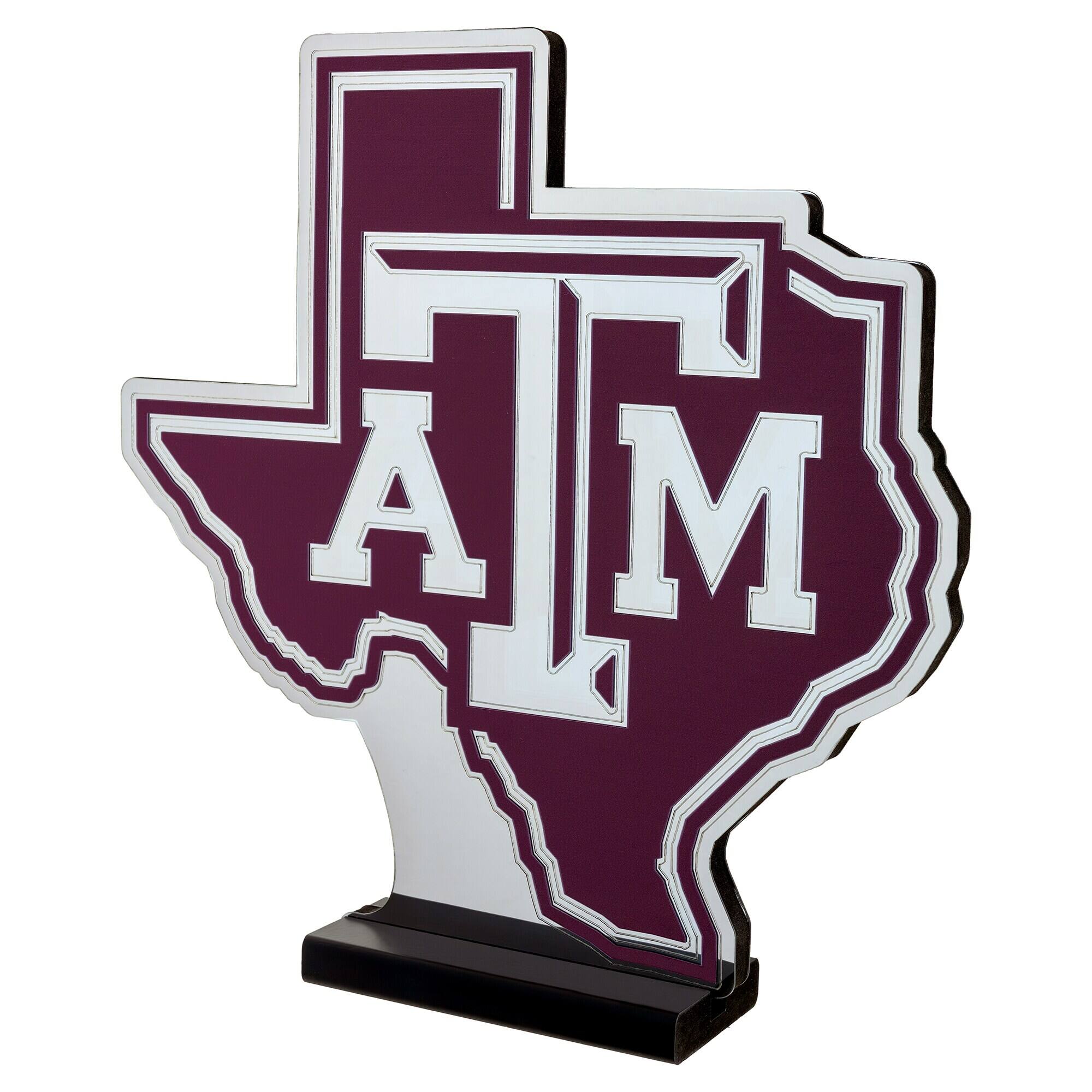 Alt View 1. Sporticulture - Texas A&M Aggies LED Infinity Logo Light - Red.