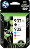 HP - 902XL/902 Multipack Cartridges, 4/Pack (T0A39AN#140) - Black|Cyan|Magenta|Yellow