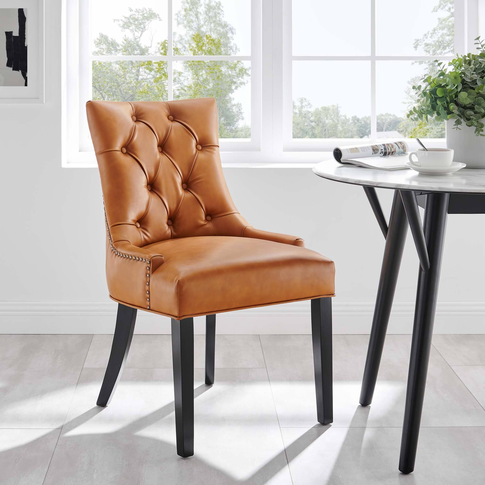 Modway Regent Vinyl Dining Chair - Thumbnail 5