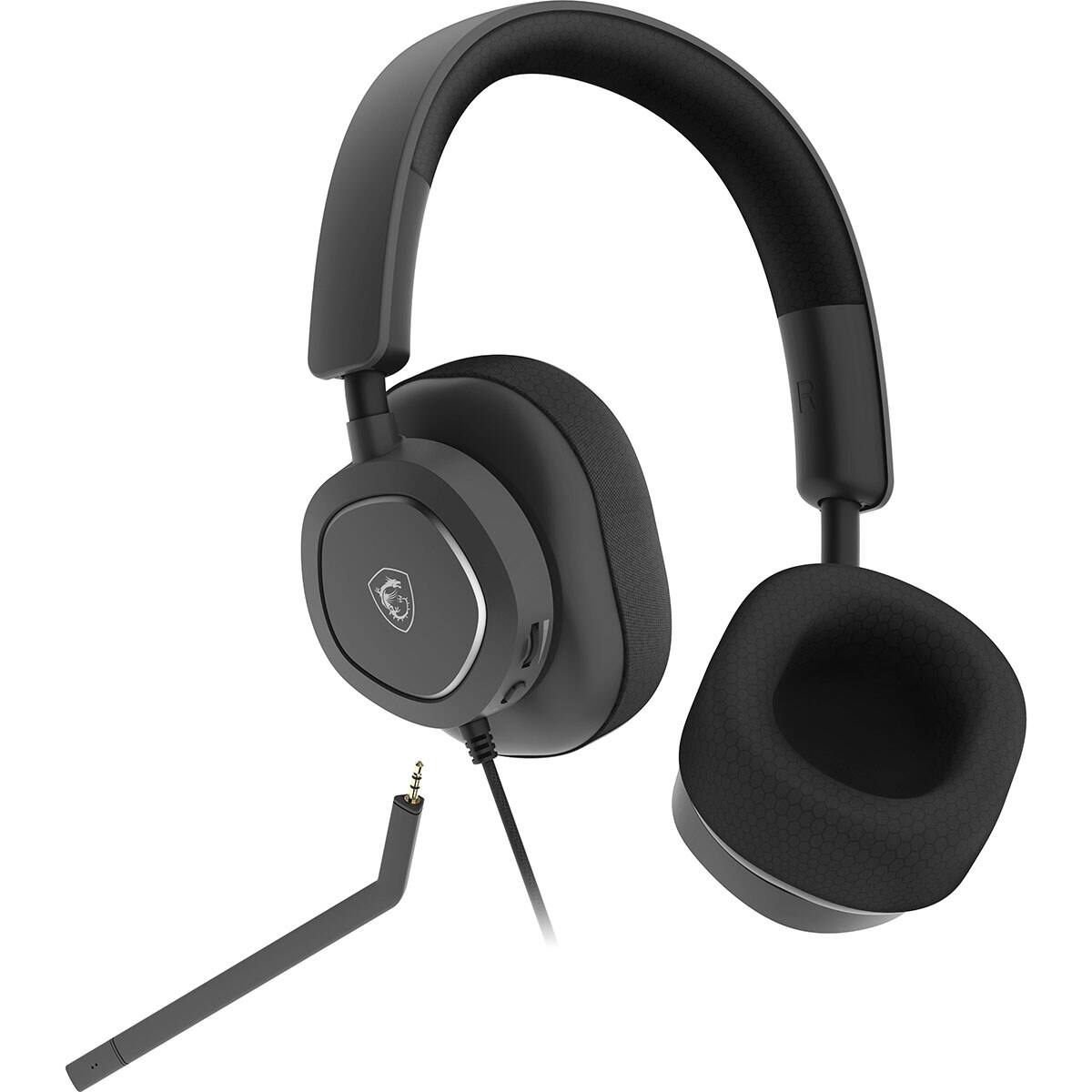 Alt View 8. MSI - MSI MAESTRO 300 Wired Closed-Back Over-Ear Gaming Headset - Red.