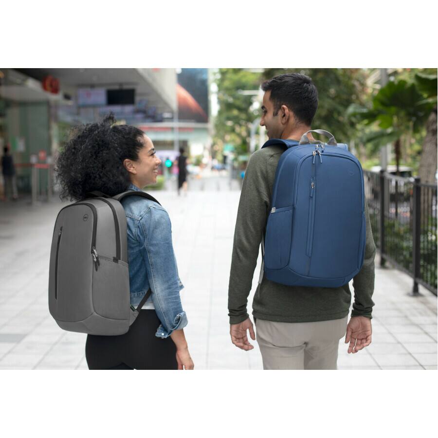 Alt View 5. Dell - Dell EcoLoop Urban CP4523G Carrying Case (Backpack) for 15" Notebook - Gray - Weather Resistant - Plastic, 420D - Charcoal Gray.