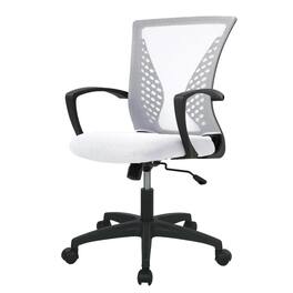 Ergonomic Office Chair with Lumbar Support and Adjustable Height - Orange