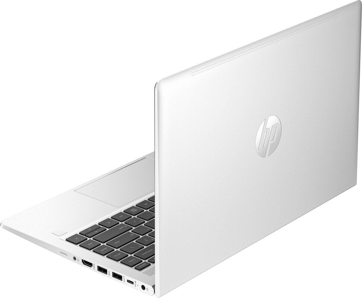 Alt View 2. HP - ProBook 445 G10 14" FHD AMD Ryzen 3-7330U 2.3 GHz 8 GB DDR4 256 GB SSD AMD Radeon Graphics Windows 11 Pro Laptop - Silver.