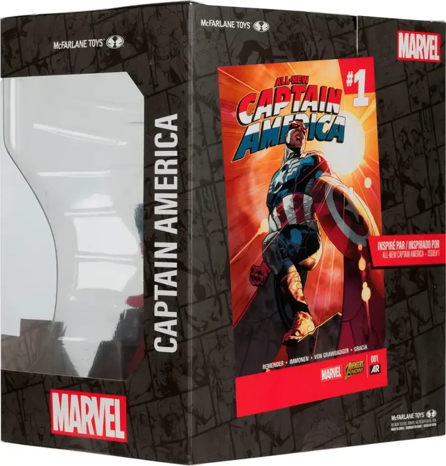 McFarlane Toys Marvel All-New Captain America #1 Box Set.