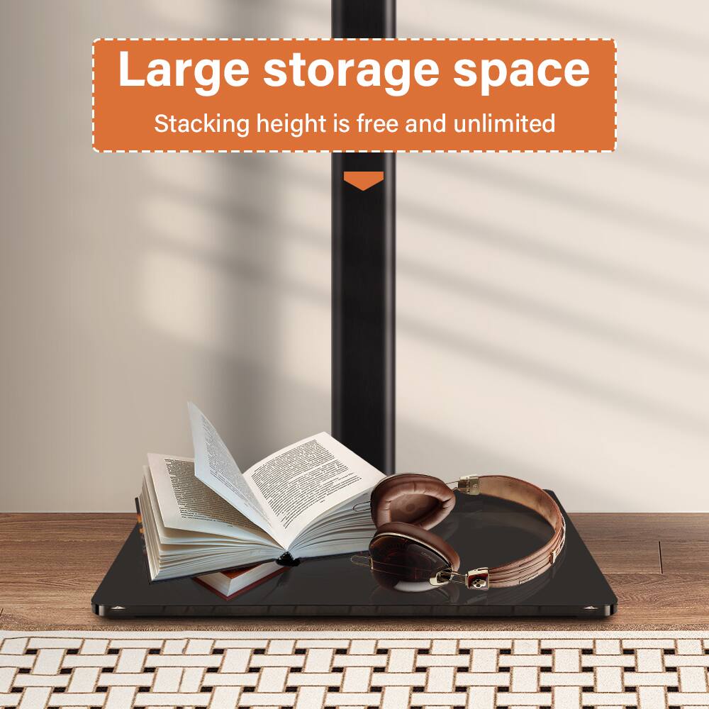 Large storage space
Stacking height is free and unlimited