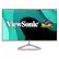 Front. ViewSonic - VX2776-4K-MHDU 27" IPS LCD 4K UHD Monitor (HDMI, DisplayPort) - Silver.
