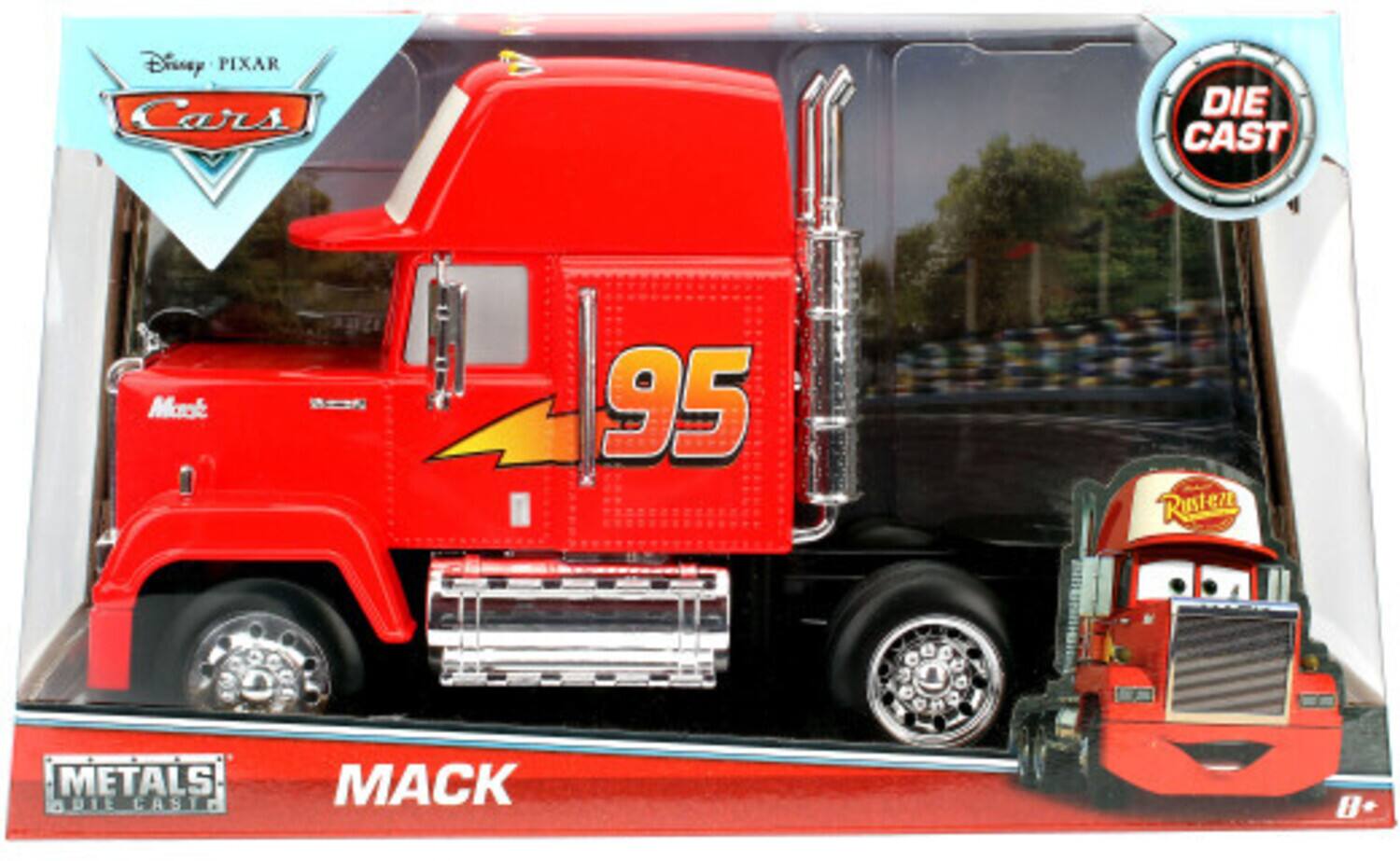 Disney PIXAR Cars DIE CAST Mack 95 Ruster METALS ADIE CASTE MAC B+