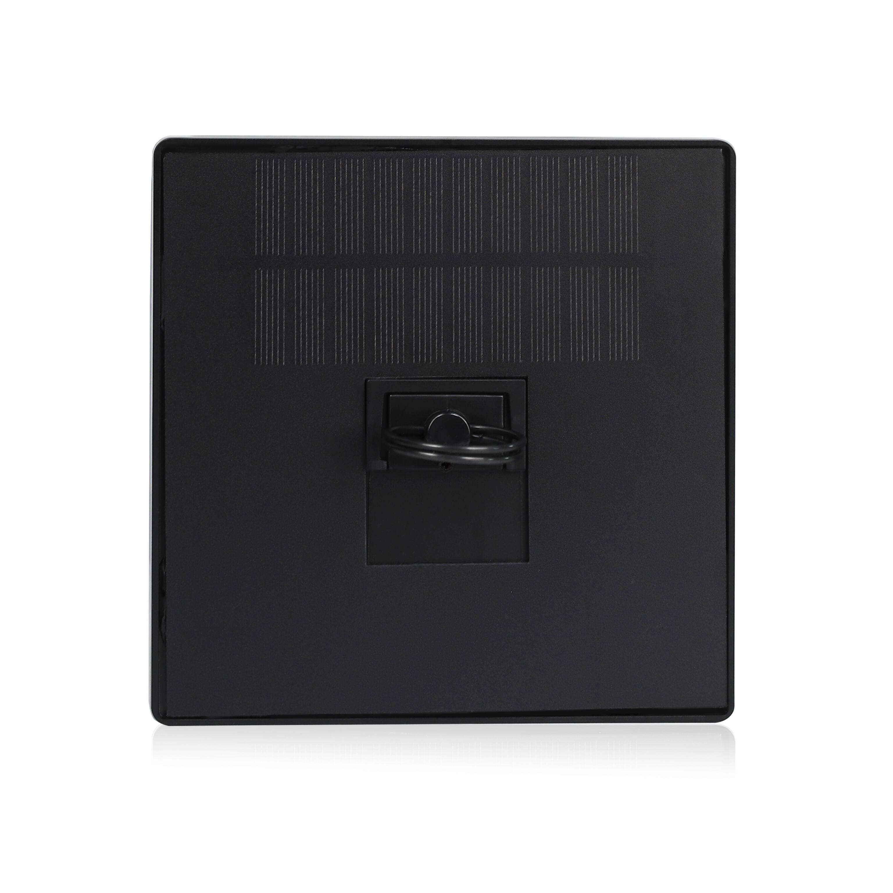 Alt View 7. Techko Maid - Solar Portable Lantern with Flame Effect - Black.