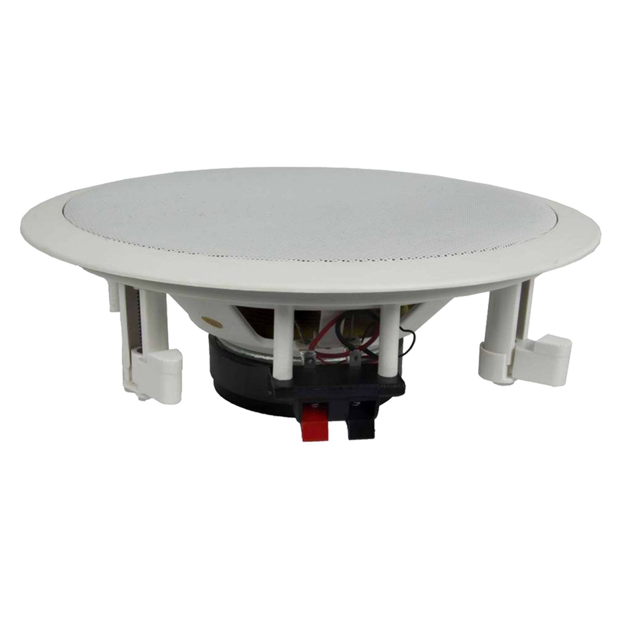 Alt View 10. Sterilite - Pyle PDIC81RD 250W 8" Round Flush Mount In-Wall/Ceiling Home Speakers, 2 Pack - White.