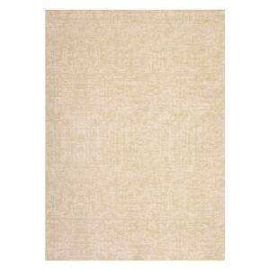 Front. Acekool - Washable Rug 8x10 for Living Room Modern Non-Slip Stain Resistant Large Bedroom Rug Throw Carpet for Dining Room - Beige.