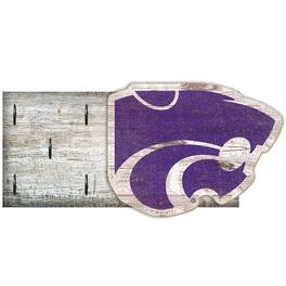 Fan Creations - Kansas State Wildcats 6" x 12" Mounted Key Holder - Multicolor