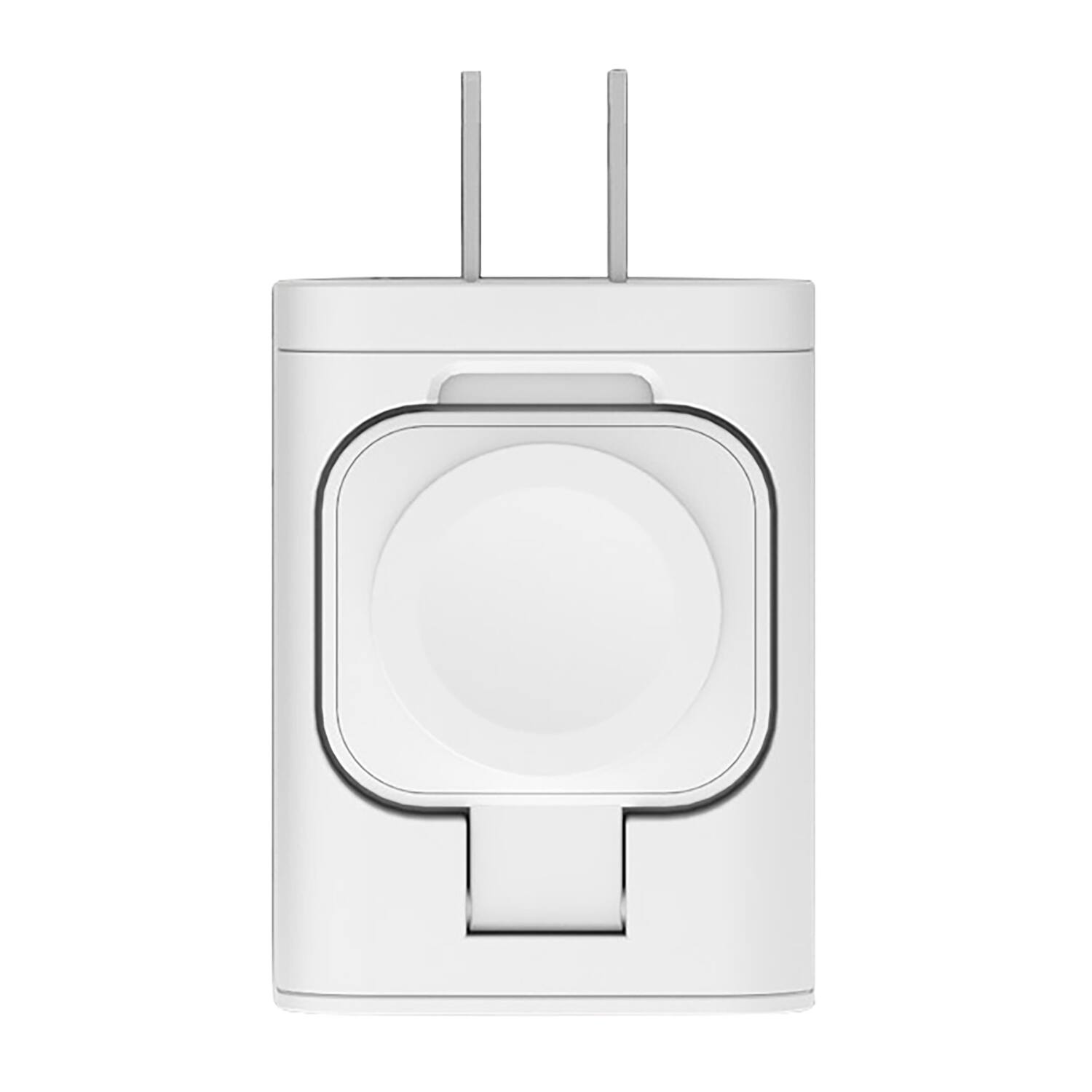 Alt View 7. HyperGear - SpeedBoost 43-Watt 3-Port USB Wall Charger with Built-in Apple Watch Charger - White.