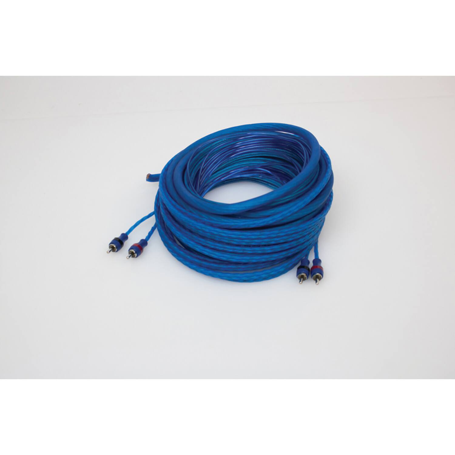 Alt View 1. Stinger - Select Series 8-Gauge 600W Amp Wiring Kit with Ultra-Flexible Copper-Clad Aluminum Cables - Blue.