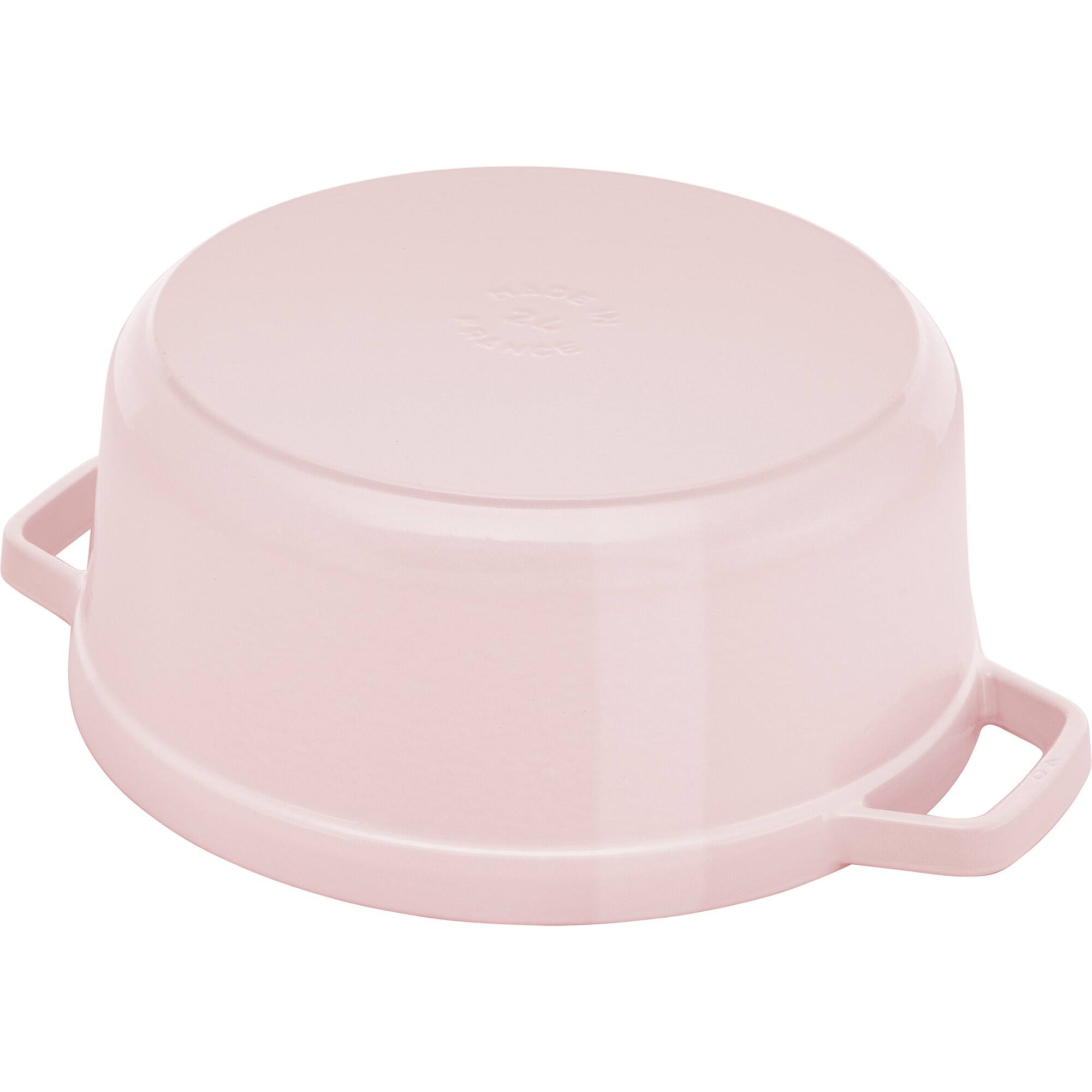 Alt View 7. Staub - Staub Cast Iron 4-qt Round Dutch Oven - Peony Pink - Peony Pink.