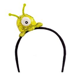 Toynk - Futurama Brain Slug Sparkle Plush Headband - Multi-Colored