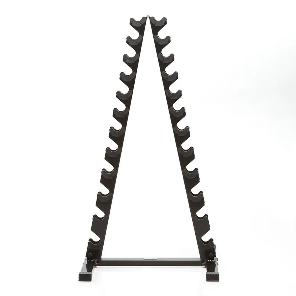 Alt View 2. Power Systems - Power Systems Vertical Dumbbell Rack, Holds 24 Dumbbells - Black.