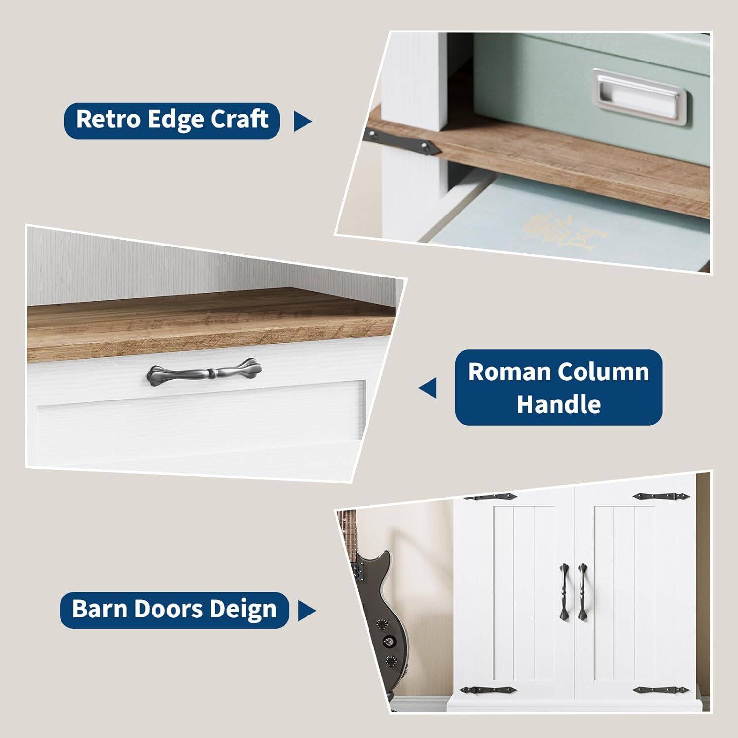 Retro Edge Craft  
Roman Column Handle  
Barn Doors Design