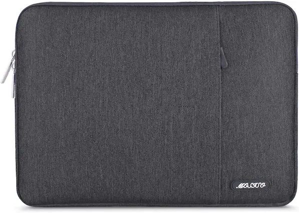Front. mosiso - Laptop Case 13-13.3 inch Laptop Sleeve Fit with MacBook Air/Pro 13/Pro 14 HP Dell ASUS Lenovo Sleeve Bag with Pocket - Space Gray.