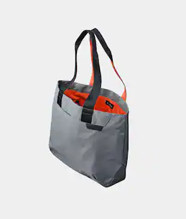 ALPAKA - Elements Tote Bag 14.5L Weatherproof Foldable Travel Tote with Magnetic Closure - Grey Axoflux 210D