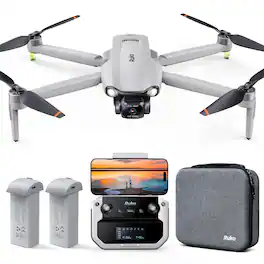 Ruko - F11PRO 2 Plus Drones with Camera for Adults, 48MP Night Vision 4K Video 8K Photo,3-Axis Gimbal Stabilizer - Gray