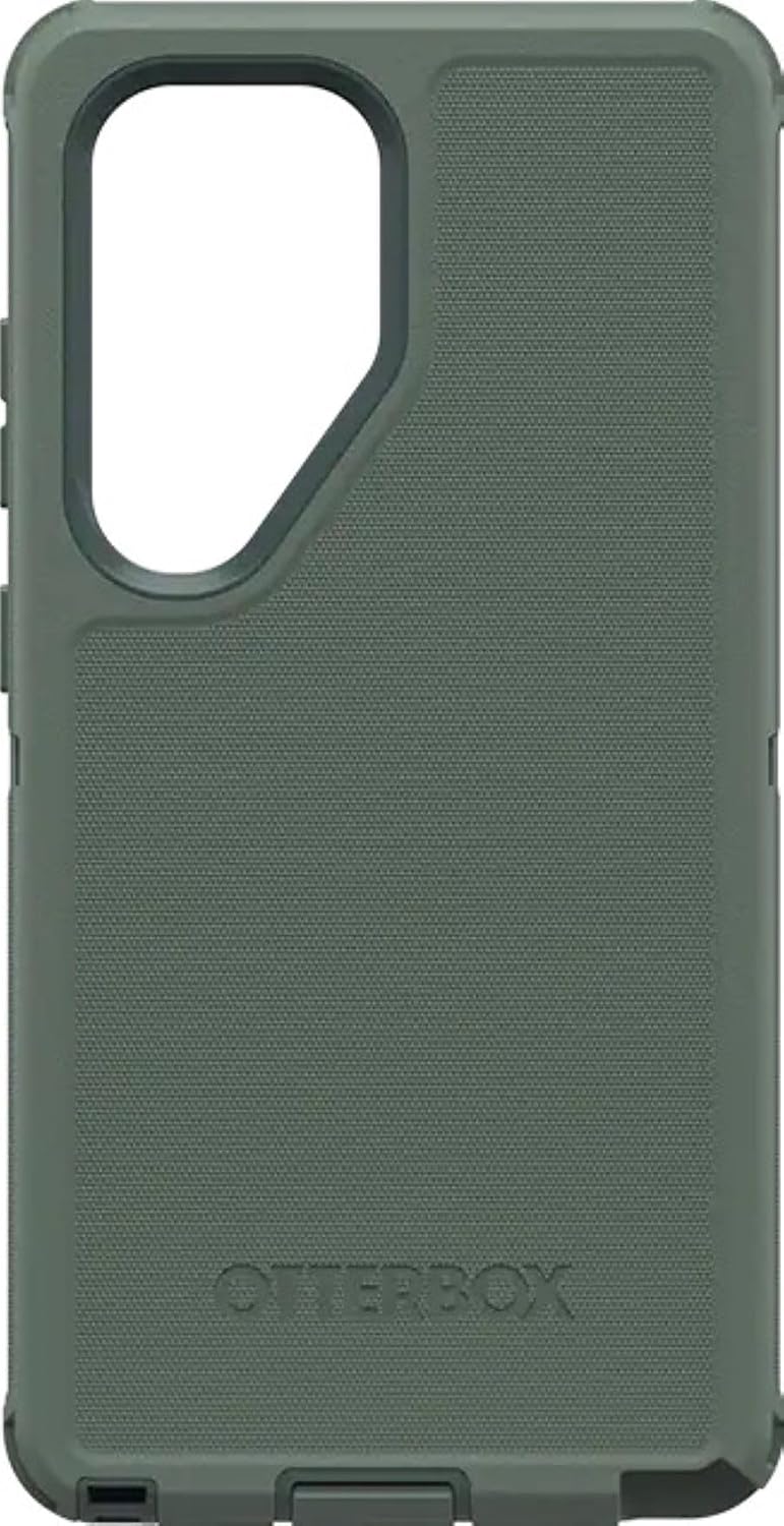 Back. OtterBox - OtterBox Galaxy S25 Ultra (Only) Defender Series Case - Holster Clip Included - Rugged & Durable - with Port Protection - Forest Ranger (Green).