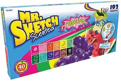1924063  
MR. SKETCH Scented  
WASHABLE  
192 MARKERS  

40 YEARS FOR OVER 192 MARKERS  

EXPRESS YOUR IMAGINATION!