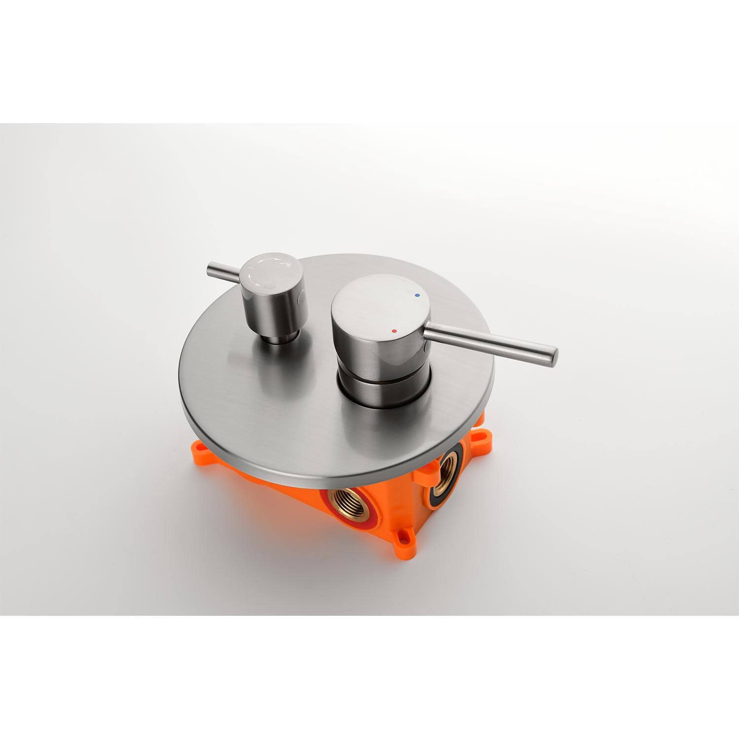 Alt View 6. APRILSOUL - Shower System Rain Handheld Head Slide Bar Bodysprays Arm Hose Valve Trim - Brushed Nickel.