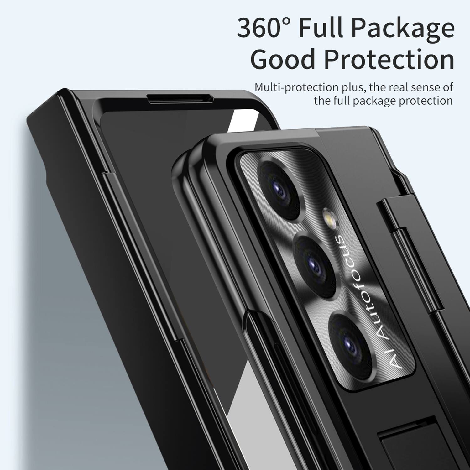 360° Full Package Good Protection  
Multi-protection plus, the real sense of the full package protection  
AI Autofocus