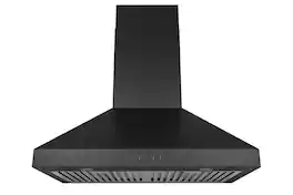 Hauslane - 30 inches - Convertible - Wall Range Hood - Matte Black