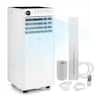 Costway - 9000 BTU Portable Air Conditioner,4-in-1 Portable AC Unit with Dehumidifier, Fan - White + Black