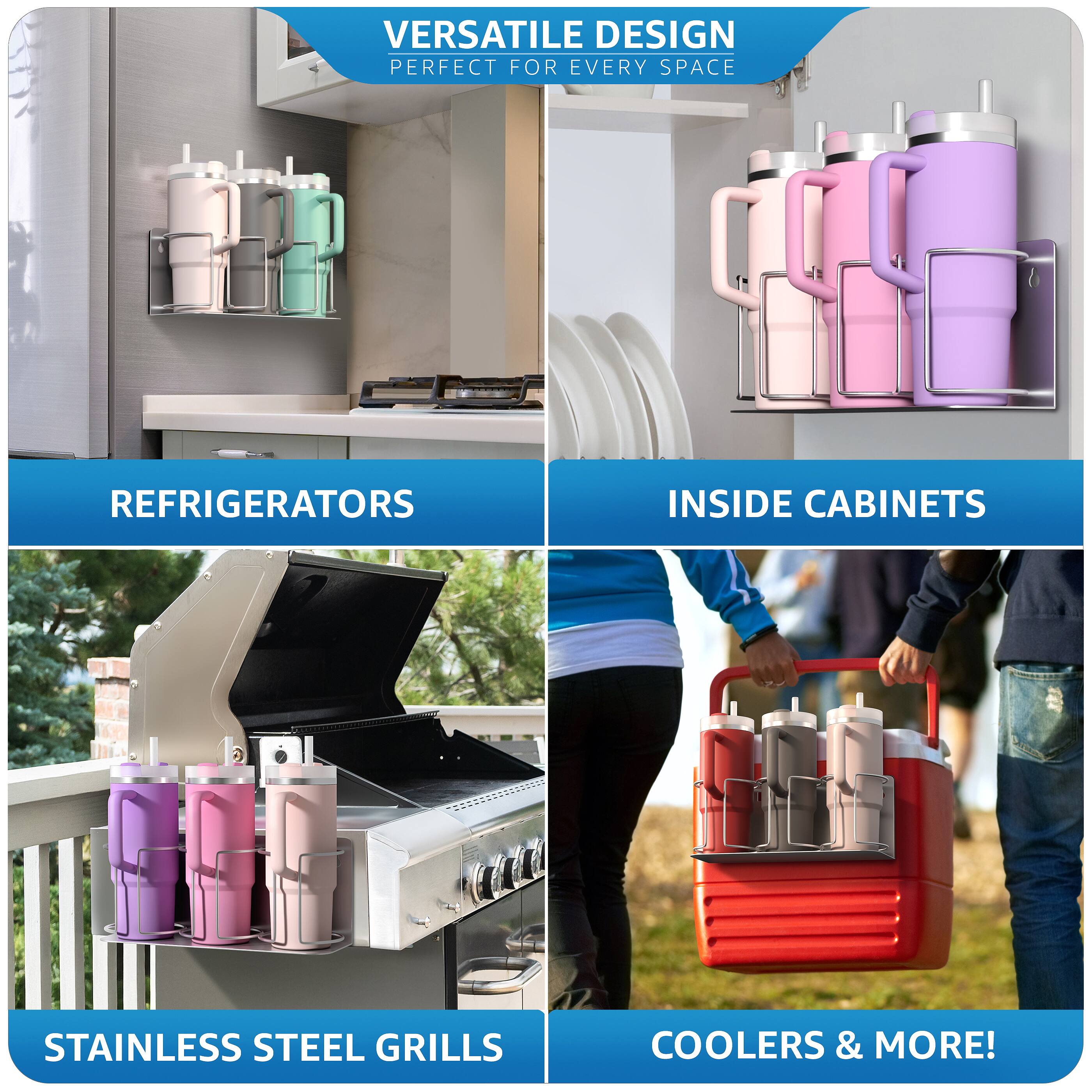 VERSATILE DESIGN  
PERFECT FOR EVERY SPACE  

REFRIGERATORS  

INSIDE CABINETS  

STAINLESS STEEL GRILLS  

COOLERS & MORE!