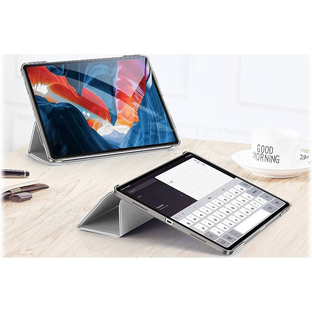 Alt View 16. SaharaCase - ESR Folio Case for Apple iPad Pro 12.9 (4th, 5th, and 6th Gen 2020-2022) - Gray.