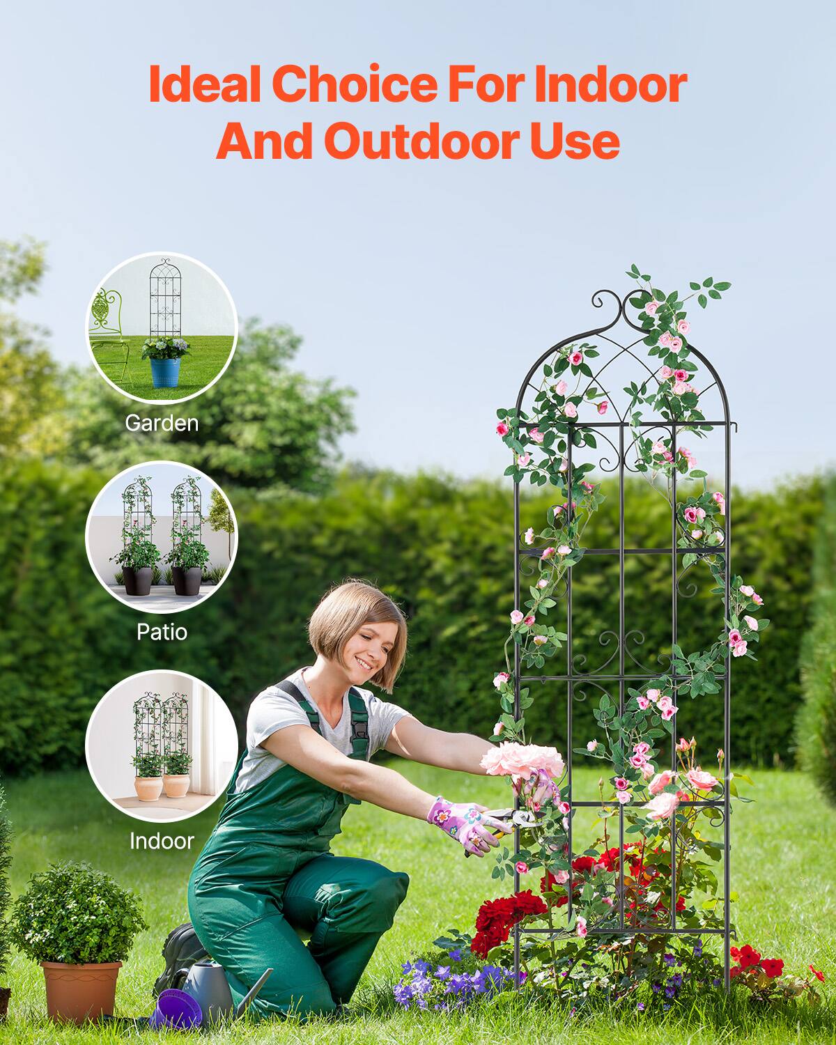 Ideal Choice For Indoor And Outdoor Use

Garden  
Patio  
Indoor