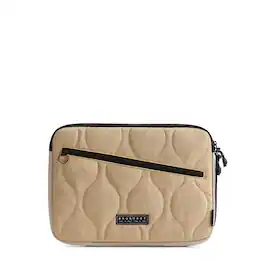 Bagsmart - Paz 14 Inch Laptop Sleeve Case, Shockproof Laptop Cover Compatible for MacBook Air Dell HP Lenovo Asus Acer - Grullo