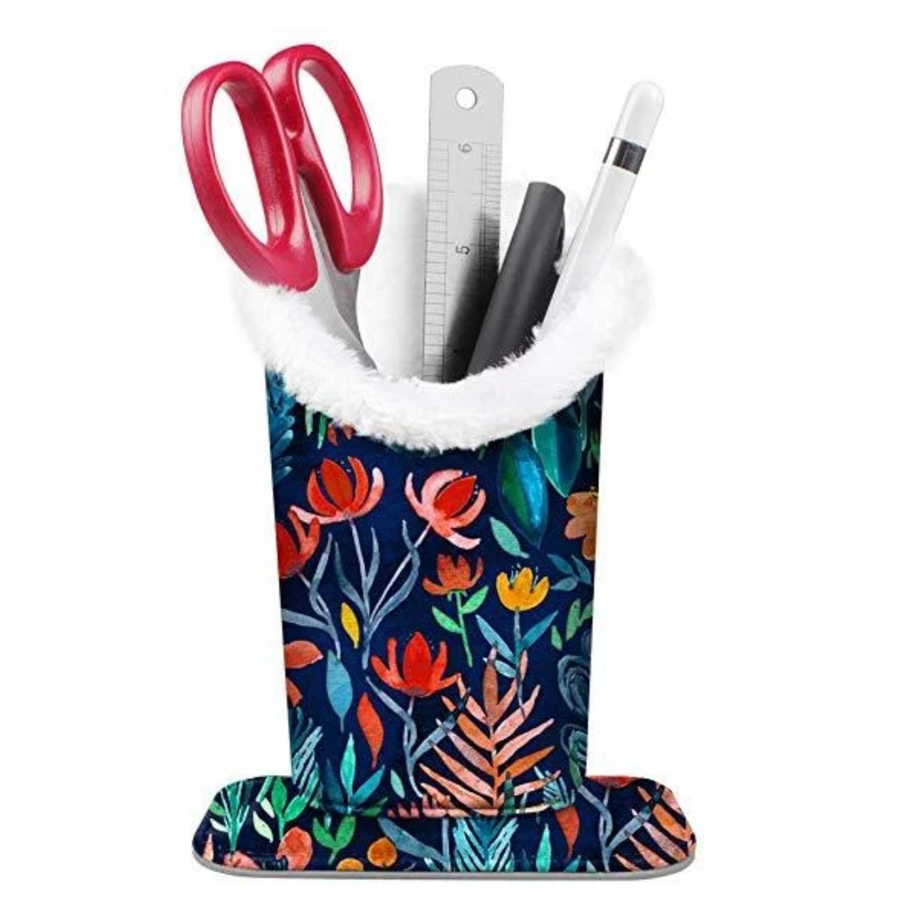 Kitcheniva - PU Leather Plush Lined Eyeglasses Protective Cover Holder Magnetic Stand Desk Organizer - Jungle Night price history on PriceWatchPro
