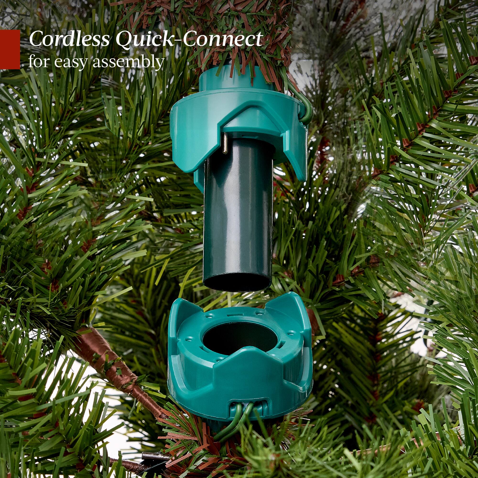 Cordless Quick-Connect for easy assembly