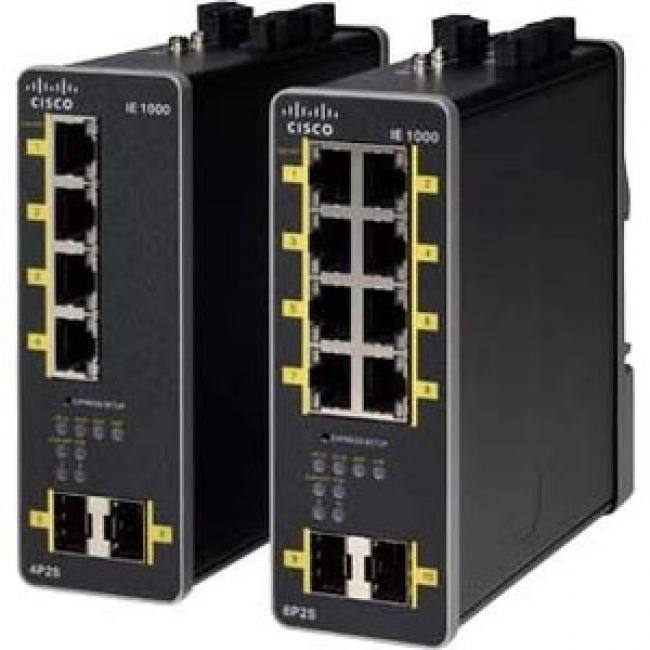 Cisco Consumer Products - Cisco IE 1000-4P2S-LM Industrial Ethernet Switch - 4 Ports - Manageable - Gigabit Ethernet, Fast Ethernet - 1000Base-X - Unknown price history on PriceWatchPro