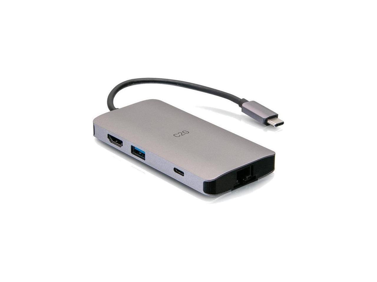 Alt View 3. Cables to Go - C2G 54458 100W USB-C Mini Docking Station.