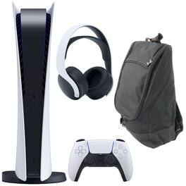 PlayStation 5 Digital Console with Pulse Headset and Carry Bag (PS5 Digital Console) - PlayStation 5