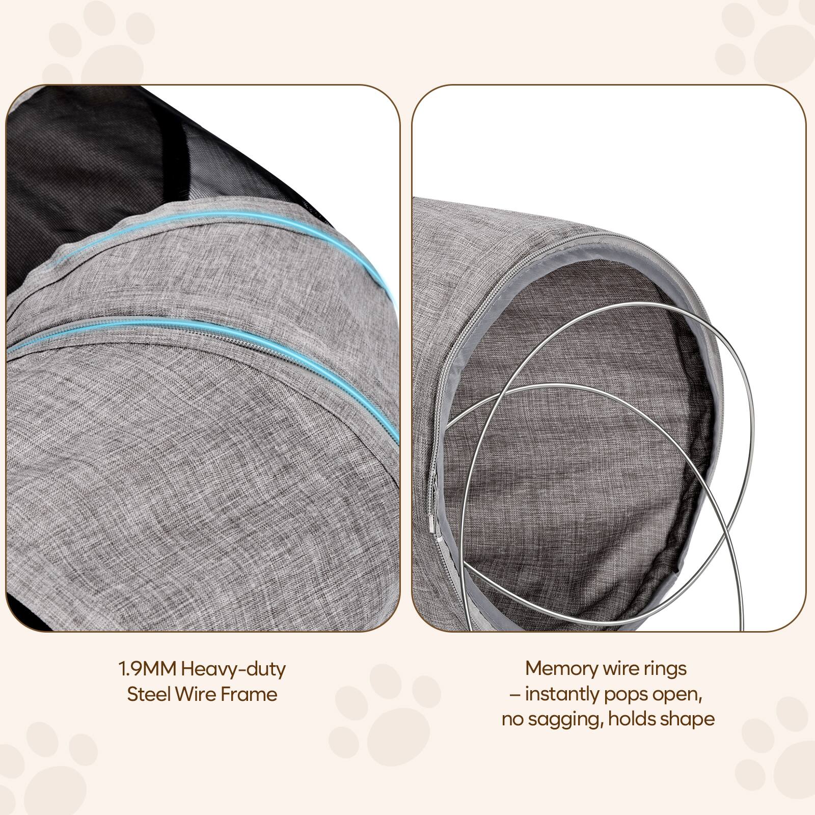 1.9MM Heavy-duty Steel Wire Frame

Memory wire rings - instantly pops open, no sagging, holds shape