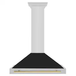ZLINE Autograph Edition - 35 inches - Externally Vented - Wall Range Hood - Matte Black