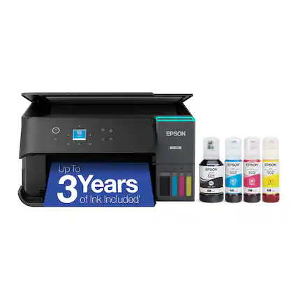 EPSON ET-2000
Up To 3 Years of Ink Included
EPSON 502 TK
BK C M Y