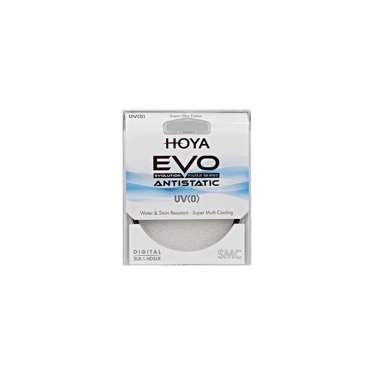 UVC Super Slim Trome HOYA EVO EVOLUTION FILTER 22 SERIES ANTISTATIC UV(0) Water & Stain Resistant Super Multi Coating DIGITAL SLR & HDSLR SMC
