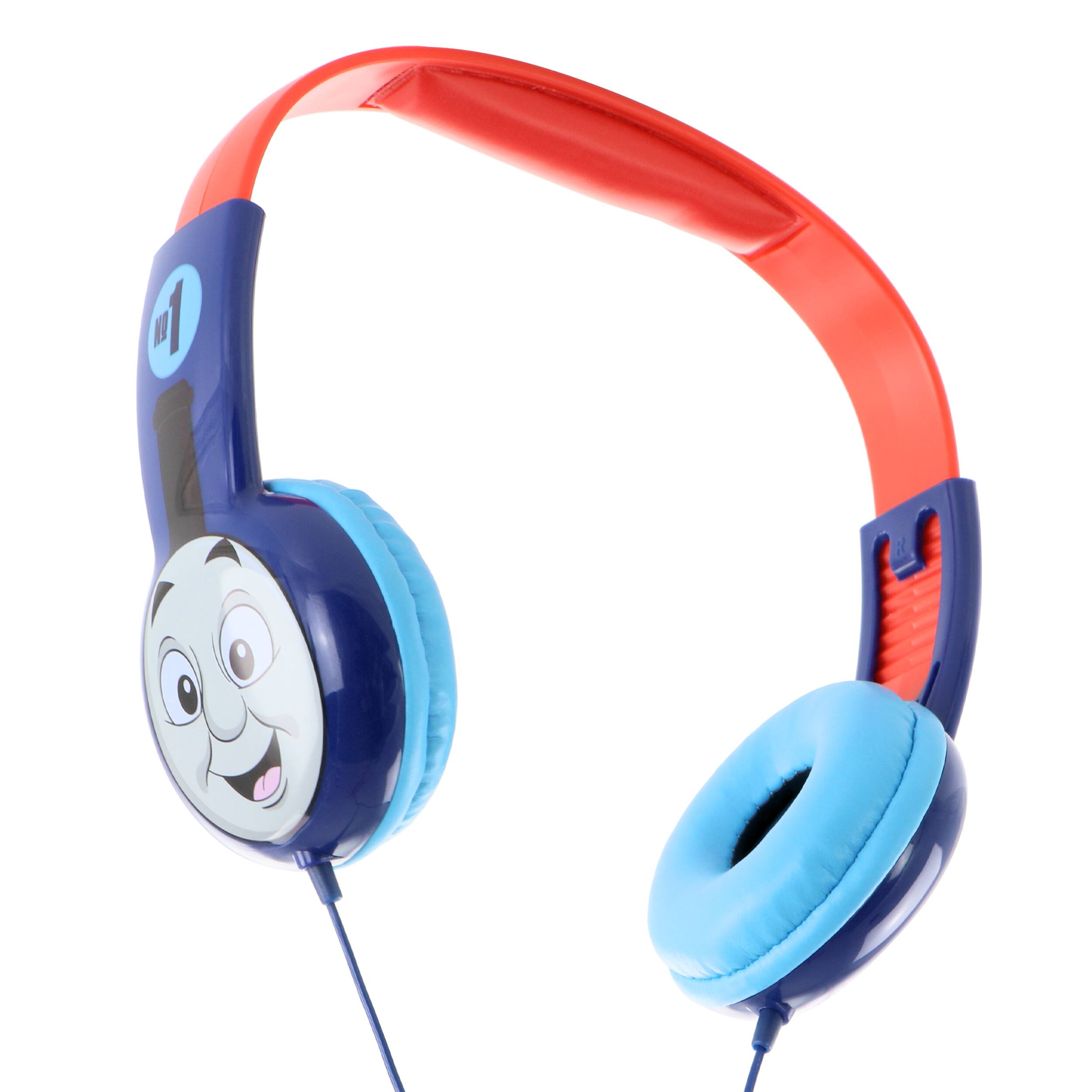 Alt View 1. Thomas & Friends - Thomas and Friends Kid-Safe Headphones in Blue and Red - Multi-Color.
