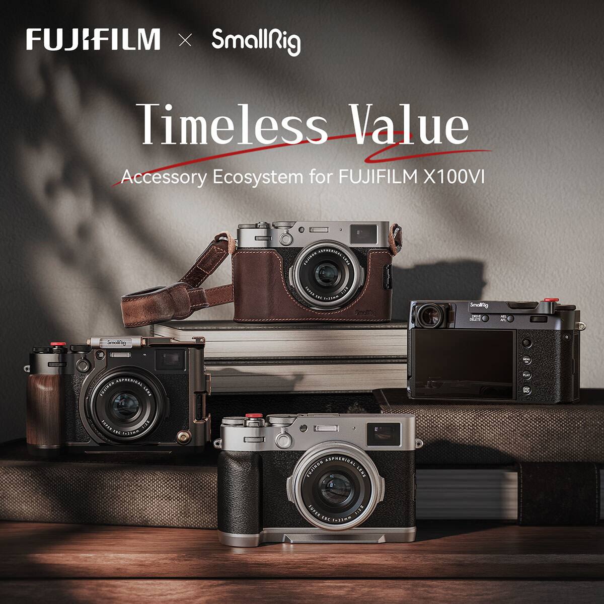 FUJIFILM x SmallRigs Timeless Value Accessory Ecosystem for FUJIFILM X100VI